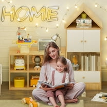 Glavbiku Multipurpose Children's Bookshelf with 1 Drawer,Adjustable Storage for Book and Toy,Natural