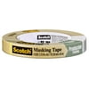 Scotch 2020-18AP Contractor Grade Masking Tape 60 yd L .7 in W 0.005 in Thick Strong Adhesive Beige