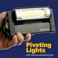thumbnail image 5 of LUXPRO Extremely Bright Directional Pivoting 575 Lumen LED Work Light - Handheld Battery Powered Work Light for Up to 11.5 Hours Use - Portable Light for Fields, Garages, and More - Batteries Included, 5 of 7