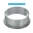 thumbnail image 4 of Unique Bargains 6 Inch Duct Connector Flange Metal Straight Pipe Exhaust Hose Flange, 4 of 5