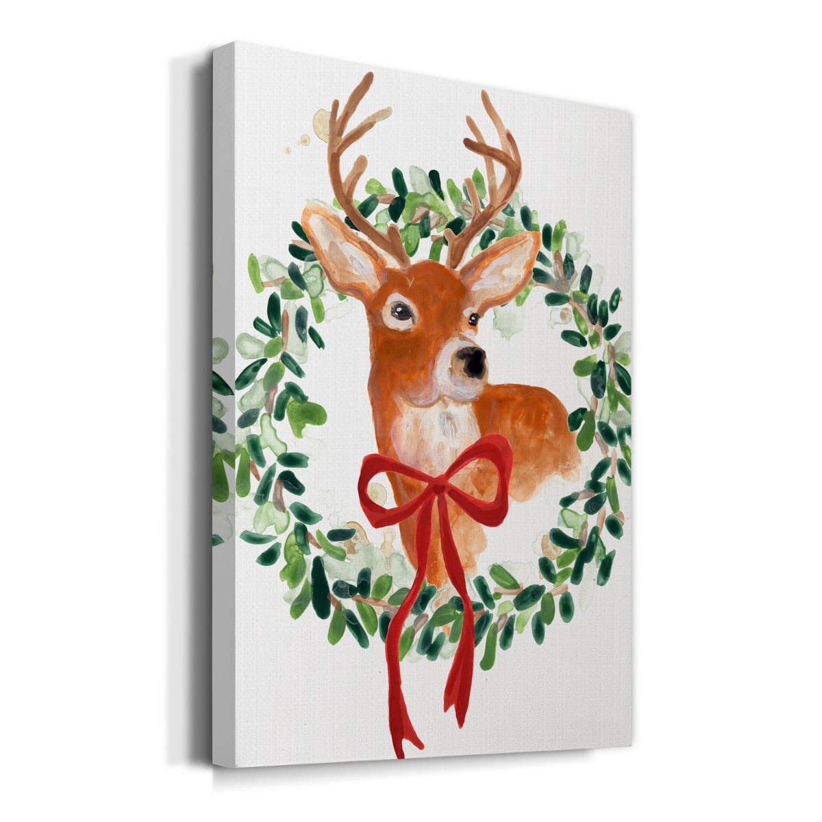 Woodland Holiday Collection B- Gallery Wrapped Canvas