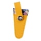 thumbnail image 5 of Funda protectora de cuero sintético para tijeras de manualidades, 8 x 3 cm, elegante estuche de almacenamiento para tijeras de bordar y coser. Amarillo, 5 of 9