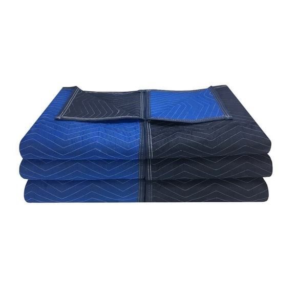 UBMOVE Supreme Quality Moving Blankets 72"x80" 85# Strength, Blue, 6 Count, 1 pack