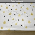 thumbnail image 6 of Ambesonne Autumn Place Mats Set of 4, Raindrops Glimmer, Standard Size, Mustard Black White, 6 of 6