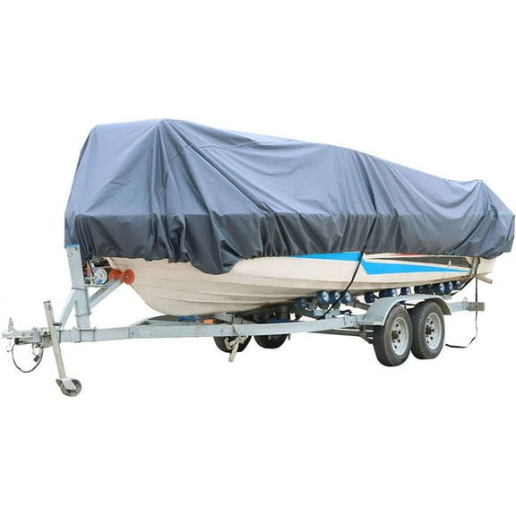 Labwork Heavy Duty Boat Cover 600D Trailerable Replacement for V-Hull 23-24 102