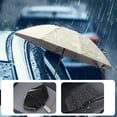 thumbnail image 3 of Unique Bargains Portable Windproof Folding Inverted Umbrella with Cover Beige, 3 of 6