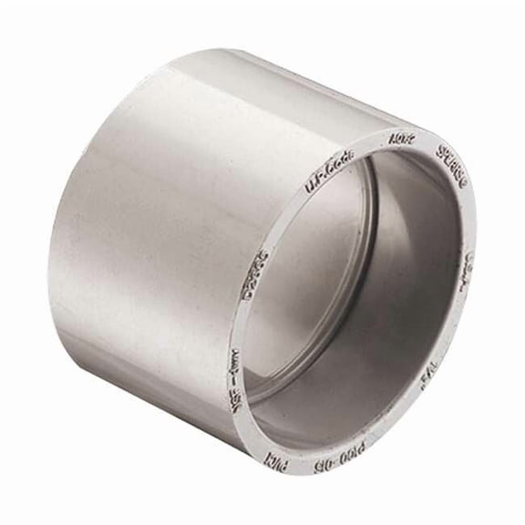 Manufacturer Varies PVC Coupling, Socket, 3 in Pipe Size P100-030