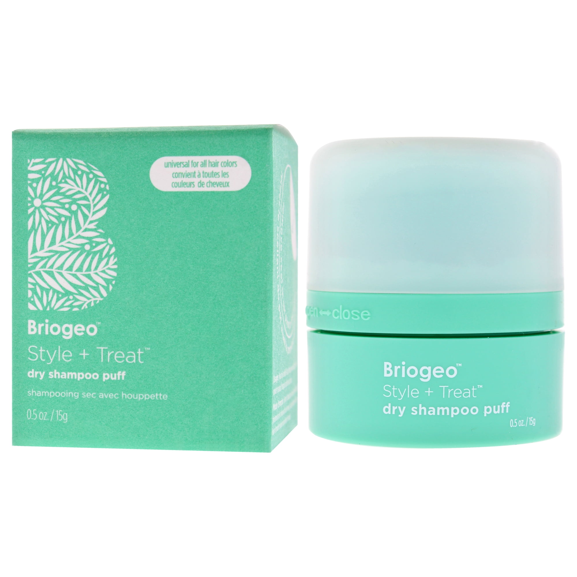 Briogeo Style Plus Treat Dry Shampoo Puff Mattifying Powder - Universal , 0.5 oz Dry Shampoo