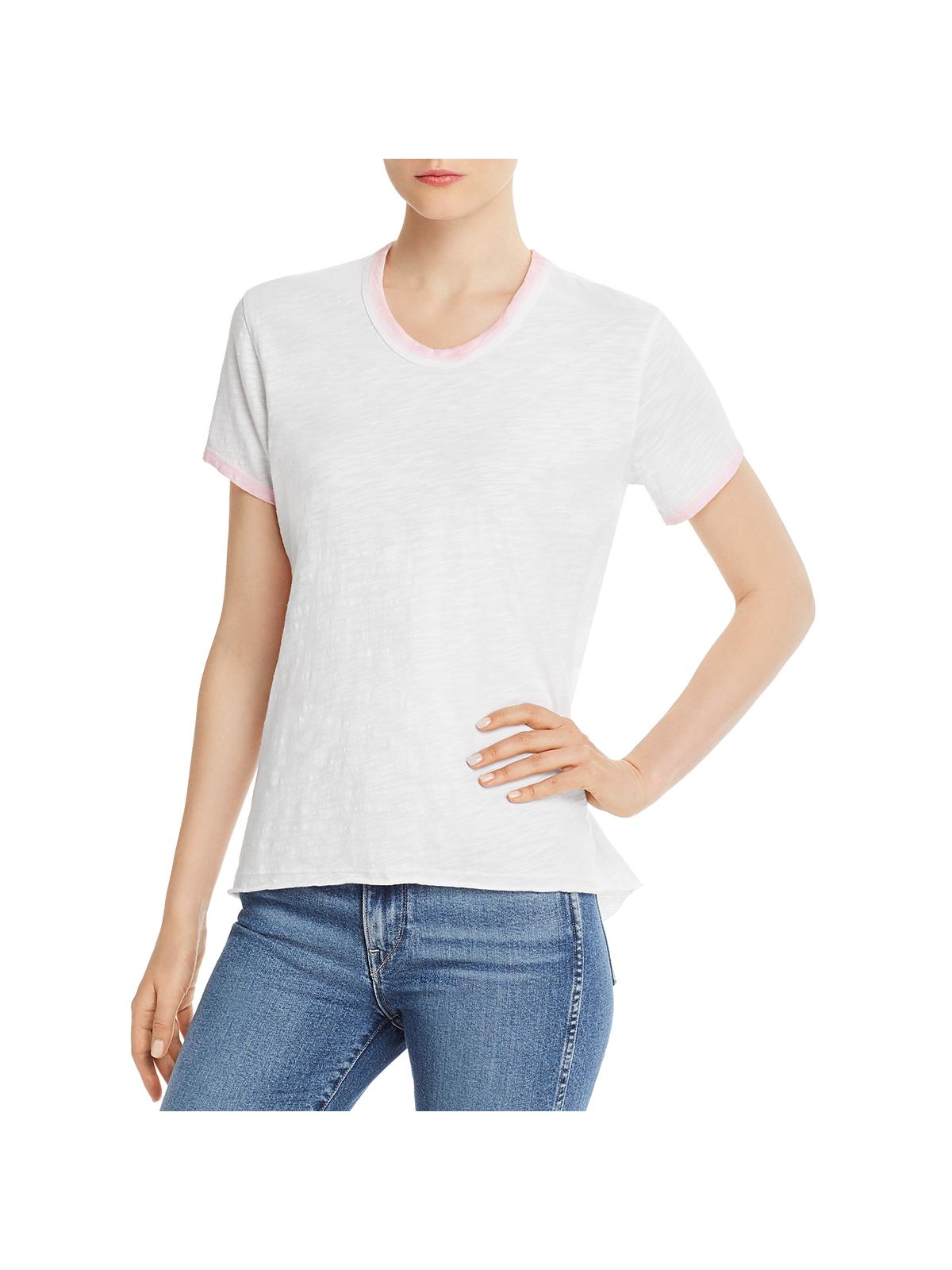 Wilt Womens Cotton V-Neck Short Sleeve Top Shirt BHFO 4235