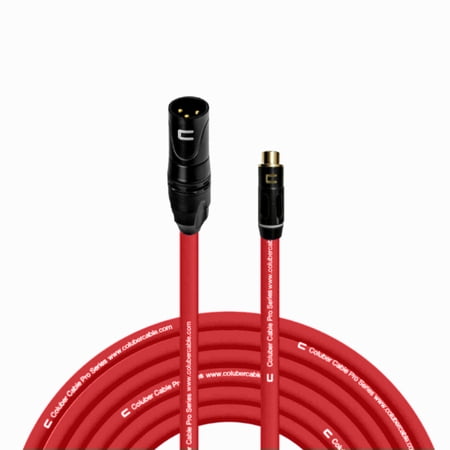 Coluber Cable Unbalanced XLR Cable Male to RCA Female Audio Music Connector