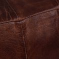 thumbnail image 6 of Square Shaped Buffalo Leather Handmade Eco-Friendly Brown Pouf - Square Shape Pouf,14"x14"x14", Plain Solid Pouf, Buffalo Leather Pouf, Recycled Foam with Fibre Fill Stuffed Pouf, Leather Seating Pouf, 6 of 7