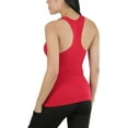 thumbnail image 5 of ToBeInStyle Womens Ribbed Seamless Racerback Scoop Neck Tank Tops, 5 of 5
