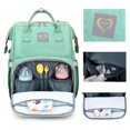 thumbnail image 3 of Bolsas de pañales para bebé, pañal multifuncional de maternidad, bolso cambiante impermeable, bolso de gran capacidad, mochila de mamá, 3 of 4