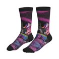 thumbnail image 4 of Crew Socks for Women Men Athletic - Surreal Eye Gothic Church Soft Comfort Breathable Mid-Calf Sole Running Socks Womens Men, 4 of 7
