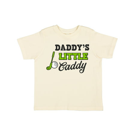 

Inktastic Daddy s Little Caddy with Golf Club and Ball Gift Toddler Boy or Toddler Girl T-Shirt