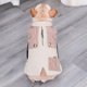 thumbnail image 5 of Perro de invierno Traje de Francés Monos Trajes suaves para mascotas marrón Yuyangstore Chaqueta de cachorro, 5 of 8