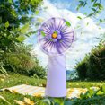 thumbnail image 5 of Hwkond Handheld Fan Mini Portable Fan Silent Powerful Handheld Fan Cute Design 3 Speed Small Desk Fan With Base Lightweight USB Rechargeable Fan on Clearance, 5 of 8