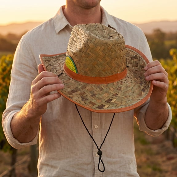 YSNOOWE Wide Brim Olive Green Sun Hat, Portable and Adjustable, Ideal for Men's Outdoor Activities