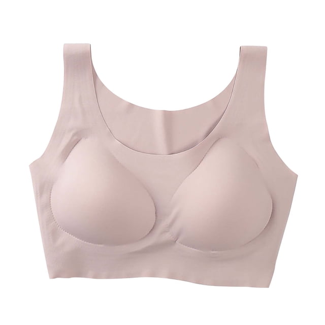 Timegard Seamless Bras for Women No Underwire Full Coverage Back Smoothing Bralette Breathable Daily Bras