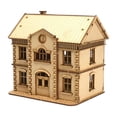 thumbnail image 3 of Kit de maqueta de edificio europeo a escala 1/72, accesorios decorativos, fácil montaje, colección, versátil, modelo de arquitectura, casa de madera, 3 of 8