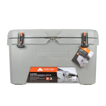 Ozark Trail 73-Quart High-Performance Cooler, Grey