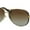 Gold/Dark Chocolate Brown/Brown Gradient Polarized, variant on Michael Kors Women's Mirrored Chelsea MK5004-10034V-59 Rose Gold Aviator Sunglasses