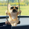 thumbnail image 4 of Bdday Car Hanging Ornament Puppy Car Accessories Rearview Mirror Car Decoration Car Pendant Cute Puppy Decoration Small Fresh Jewelry, 4 of 6