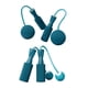 thumbnail image 1 of Cuerdas de saltar de bola ponderada Kusrkot 2 pares para adultos con rodamientos de bolas Azul, 1 of 8