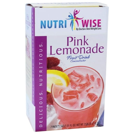 Diet Pink Lemonade Liquid Protein Concentrate Drink (7/Box) - (Best Weight Loss Powder In India)