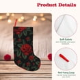 thumbnail image 4 of Rateoe Roses Print Christmas Stockings,18 Inch Large Christmas Stockings Decoration Ornaments for Holiday Home Fireplace Indoors, 4 of 8