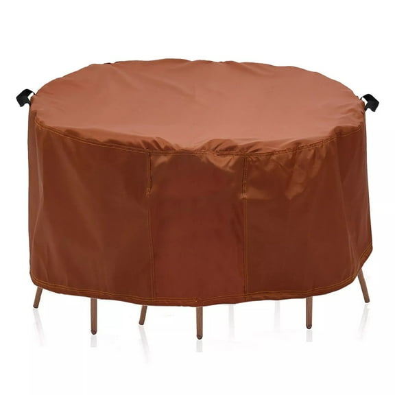 For Durable Waterproof Round Patio Furniture Covers - Windproof & UV-Resistant
