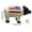 B, variant on ​​Resin Independence Day Animal Figurines - Patriotic Desktop Decor for Holiday & Home Celebrations​​