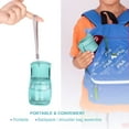 thumbnail image 4 of Botella de agua plegable para perros - Botella de agua de viaje portátil de 350 ml para perros | Botella de agua para mascotas para perros y gatos, caminar al aire libre, senderismo, viajes (azul), 4 of 5