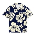 thumbnail image 6 of Sentuca Kids Boys Shirts Short Sleeve Casual Button-down Shirts for Beach Hawaiian Vacation Summer Clothes Size 5-6Years, 6 of 7