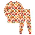 thumbnail image 5 of 7-8 Years Kids' Sibling Matching Halloween And Holiday Pajama Sets Fall Winter Loungewear Set, 5 of 9