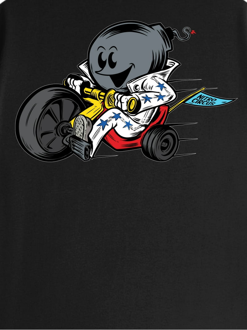 Nitro Circus 公式 Tシャツ Sサイズ Nitro Circus, Men's Apparel Graphic Tee, Rider Bomb, Sizes S