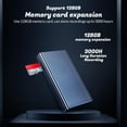 thumbnail image 2 of Voice Recorder with 2500mAh Battery for 400 Hours Continuous Recording,DFITO Magnetic Mini Voice Activated Recorder Perfect for Meetings, Cars,Lectures, 2 of 11