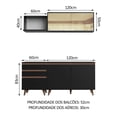thumbnail image 3 of Cocina Integral Completa Modular Madesa Reims 180cm Negro 1, 3 of 5
