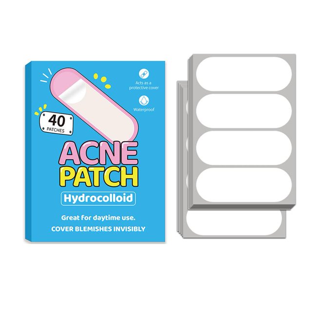SharkTRUE Effective Acne Care Patches: Circle, Elliptical, Crescent Shapes, Boxed Package