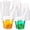 Clear-16 oz-200, variant on Clear 16 oz 50 Plastic Drink Buckets with Lids and Straws