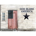 thumbnail image 1 of Cuadro Decorativo - Dios bendiga la bandera americana Jr  Impresión en canvas, estrechado., 1 of 2