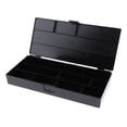 thumbnail image 1 of Estuche de almacenamiento para cuerdas para el cabello con 10 compartimentos, horquillas para el cabello, caja divisoria móvil Negro, 1 of 8
