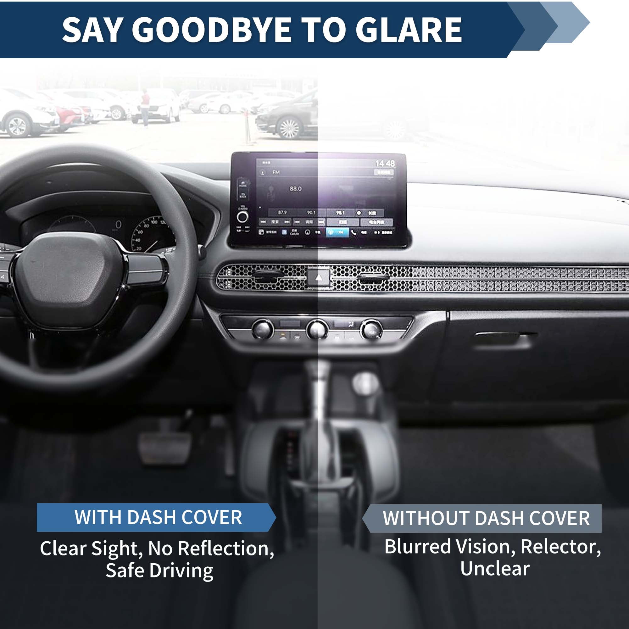 Unique Bargains Dash Cover for Chevy Silverado Dashboard Mat
