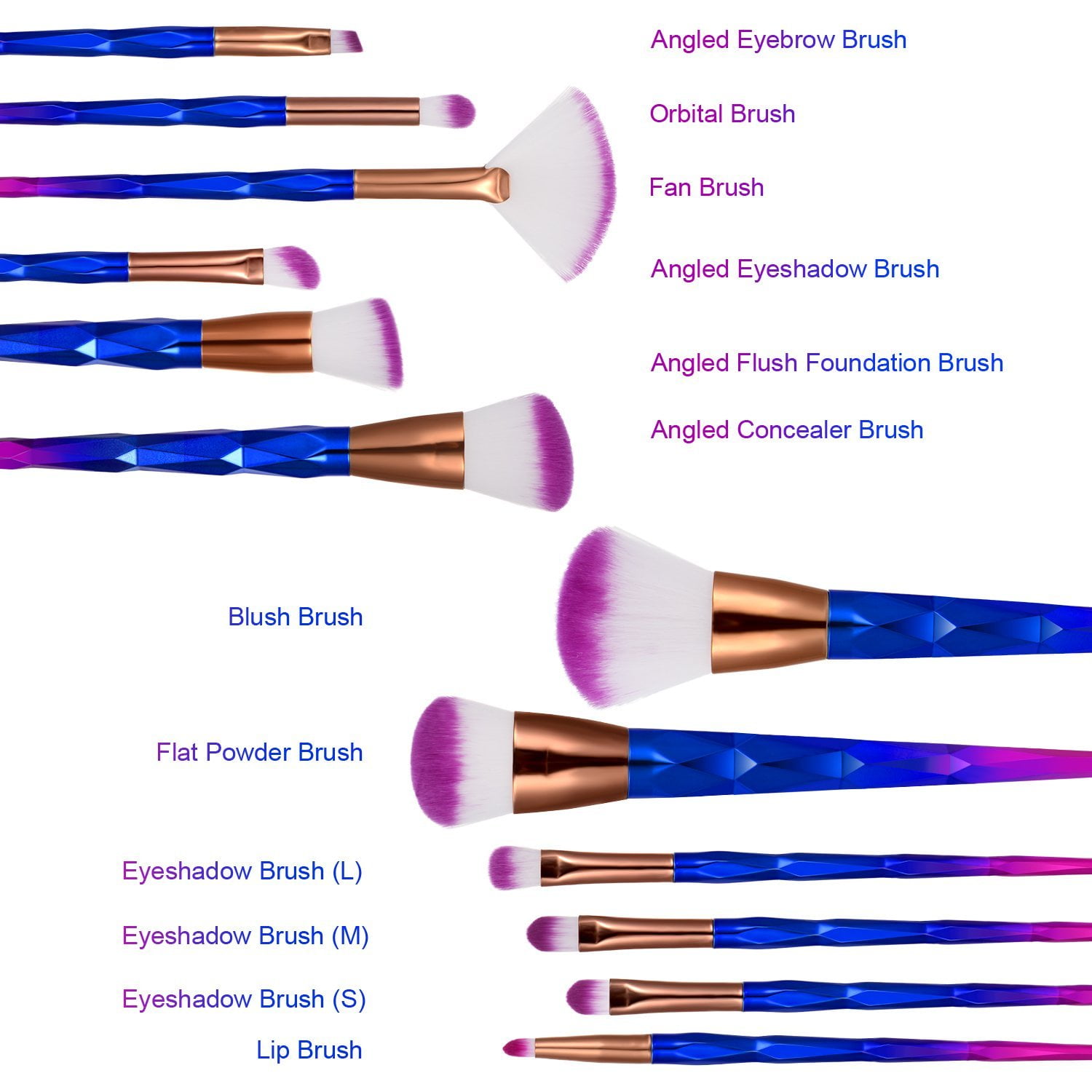 Makeup Brush Labels Saubhaya Makeup
