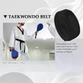 thumbnail image 4 of Martial Arts Karate TaeKwonDo Chain Soft Belt Black, 4 of 5