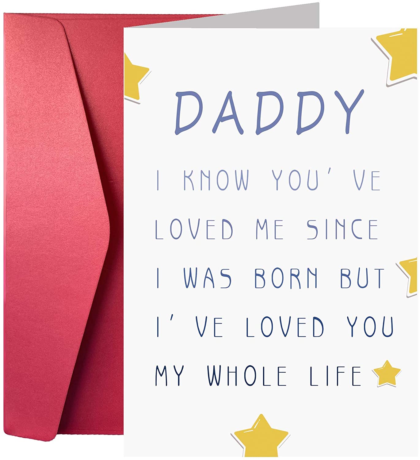 Birthday Card for Daddy, Fathers Day Card, Cute Birthday Card for Dad from Kids, New Dad