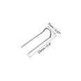 thumbnail image 2 of Unique Bargains U-Pins, Steel Dressmaker Ornament Quilting Fork Pin 23mm 100 Pcs, 2 of 5