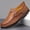 Brown, variant on Men's Business Formal Soft-Sole Soft-Upper Casual Shoes