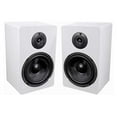 thumbnail image 4 of Paire ROCKVILLE RockShelf 68W Blanc 6,5 Pouces Haut-Parleurs d'Étagère à Livres pour la Maison avec Woofers en Kevlar, 4 of 6