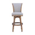 thumbnail image 2 of Tabouret Pivotant Raleigh 26" en Lin Ivoire Mastic, 2 of 7